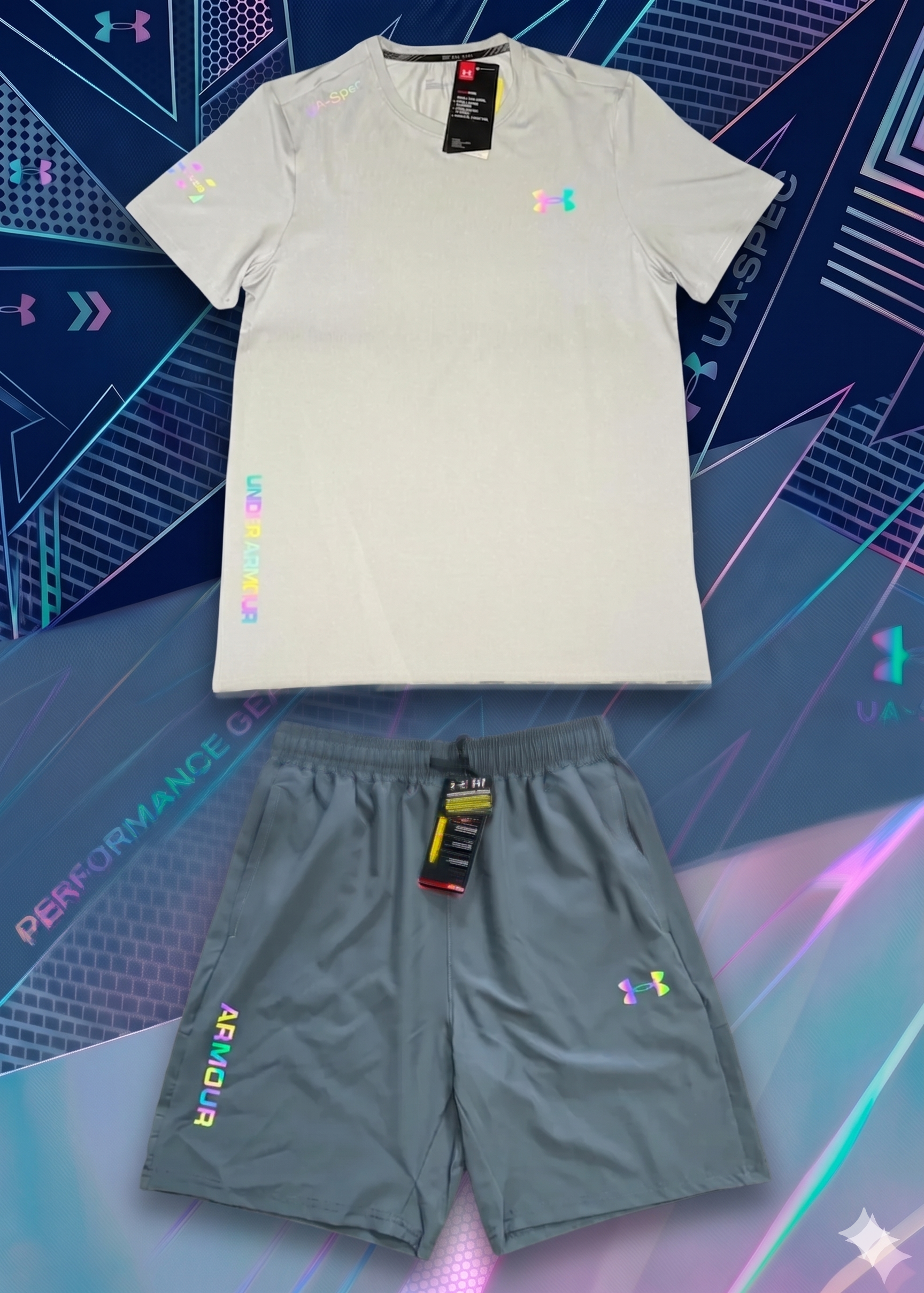 Ensemble réfléchissant blanc