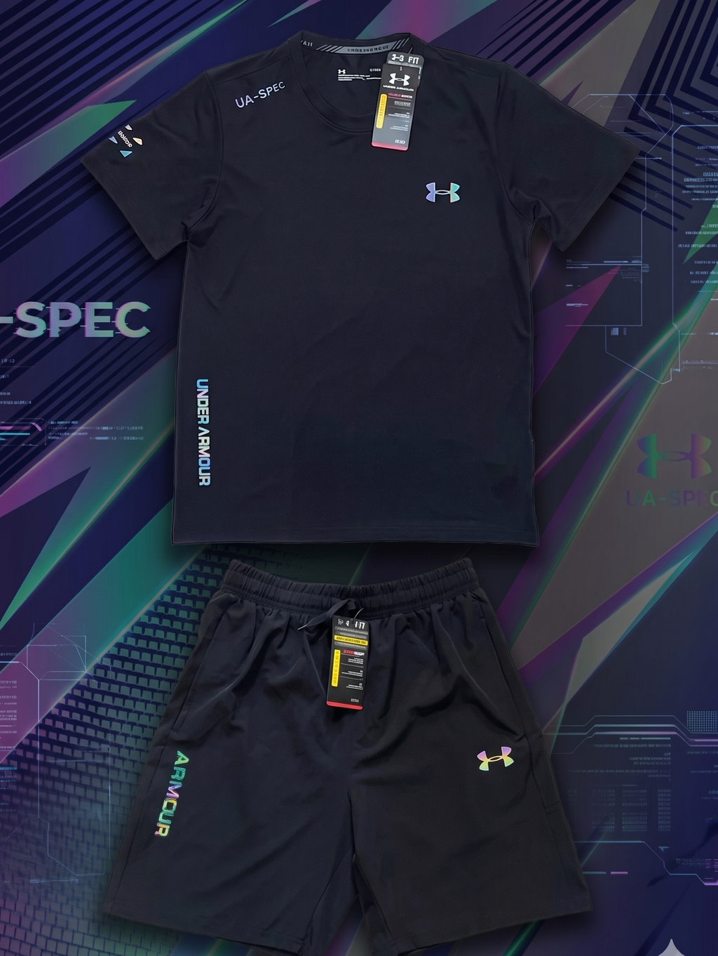 Ensemble réfléchissant noir